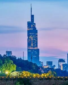 南京洲际酒店·豪华云端大床房-更高楼层览昼夜金陵全景和城市天际线 2晚