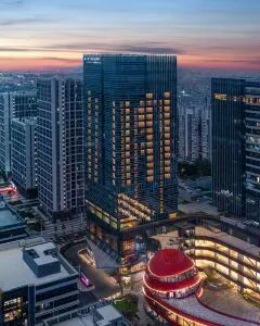 广州设计之都温德姆酒店·高级客房双床（乐享Minibar） 1晚