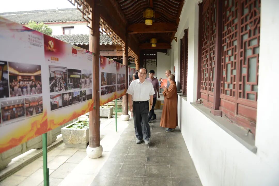 天宁禅寺举行庆祝建党“百年辉煌”主题书法展