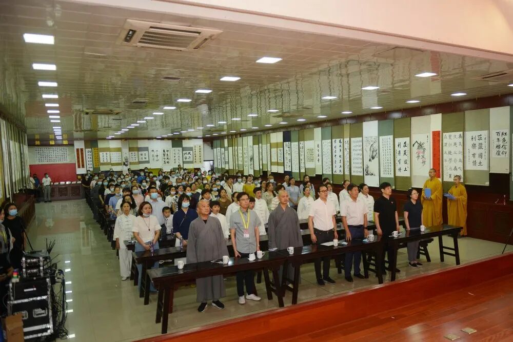 天宁禅寺举行庆祝建党“百年辉煌”主题书法展