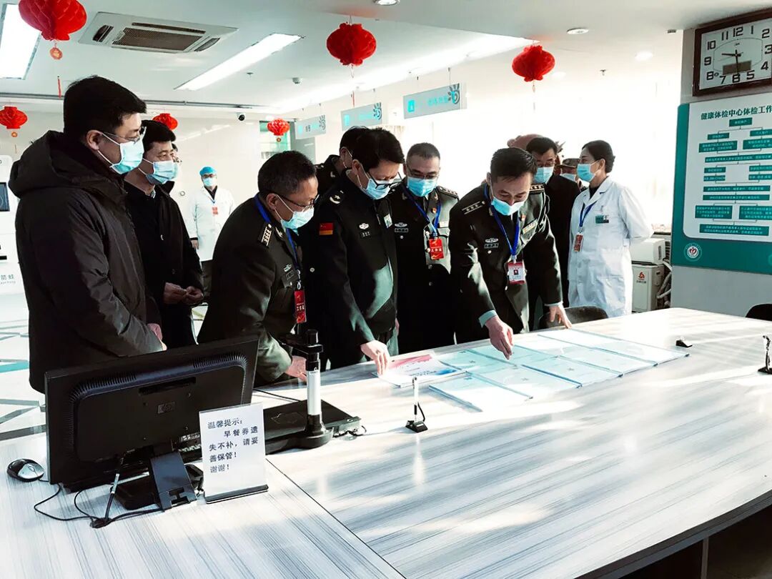 宁夏军区少将政治委员郭建军检查指导银川市征兵体检工作