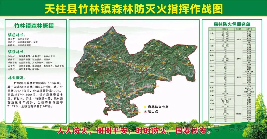 竹林镇挂图作战织密森林防火网