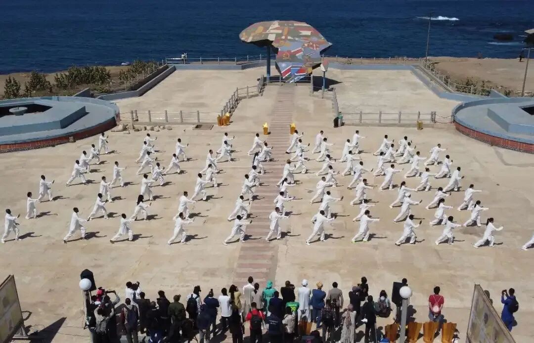涛声伴起势 太极会新朋——太极拳在塞内加尔“圈粉”记-中非友好经贸发展工作委员会