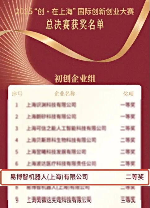 eBots易博智机器人荣获总决赛二等奖