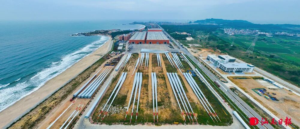 汕尾（陆丰）海洋工程基地鸟瞰图。记者 黄奕锋 摄
