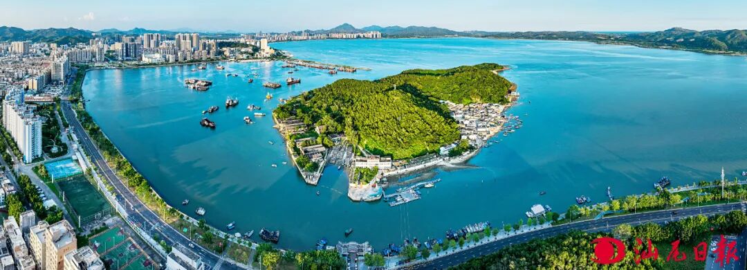 市城区航拍图。

