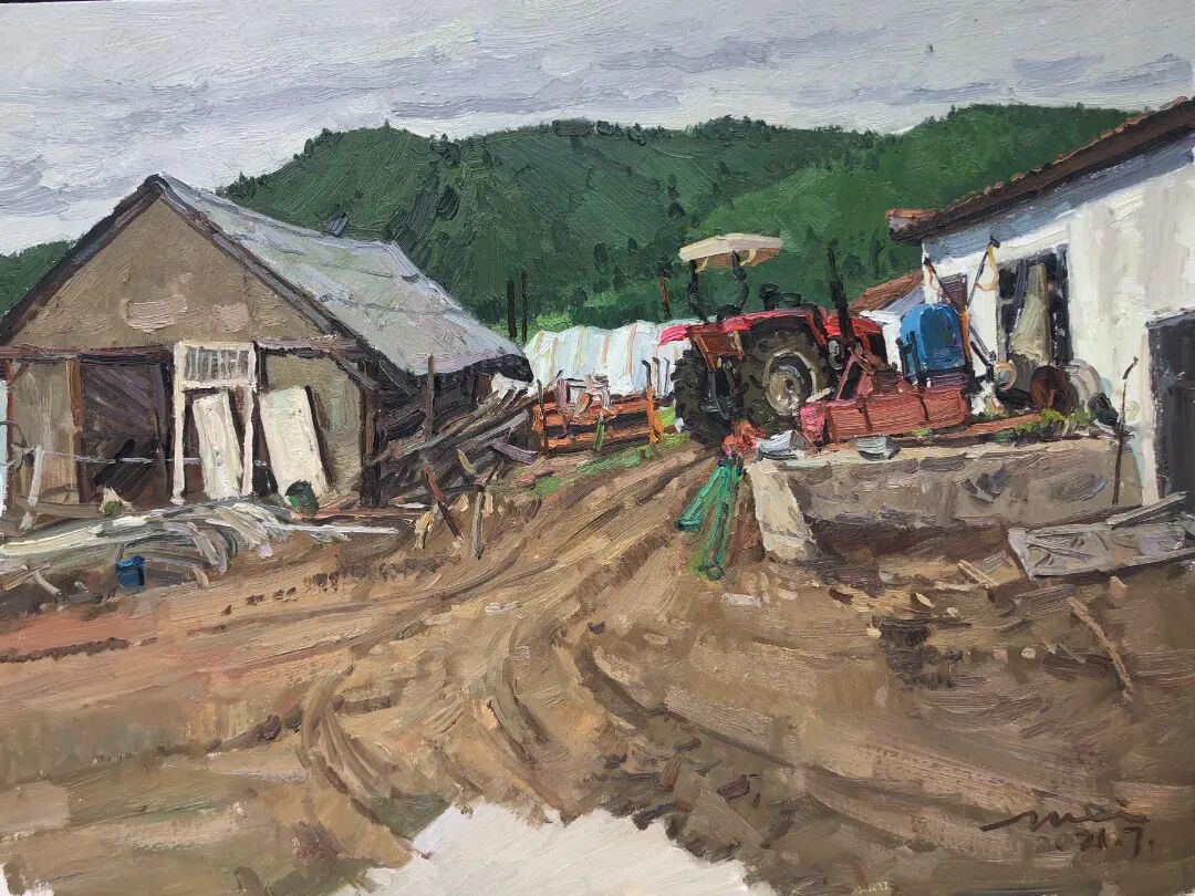 要把在现场的感受表达出来——王嵬话风景油画写生