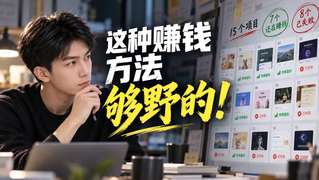 用AI做微信小程序赚钱：10个月15个项目试错经验分享