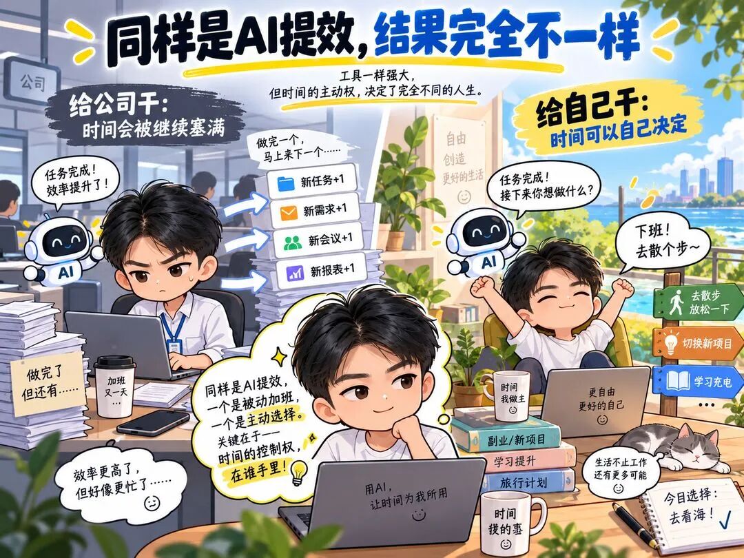 AI提升效率后打工人为何更忙 省下的时间归谁决定轻松还是加班