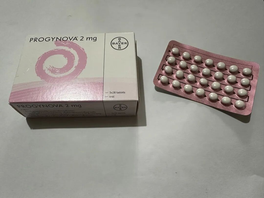补佳乐（戊酸雌二醇）泰国版实拍：人工周期内膜准备的常用药（图：Asatsuyu2022，CC BY-SA 4.0 / Wikimedia Commons）