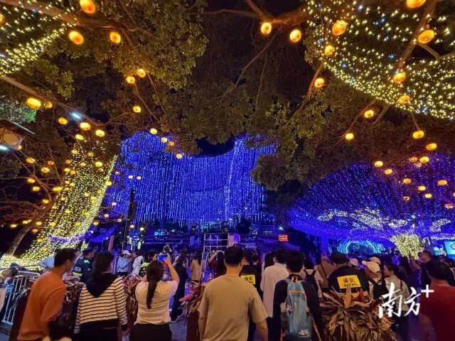 今年春节期间，西湖灯会吸引众多市民游客。