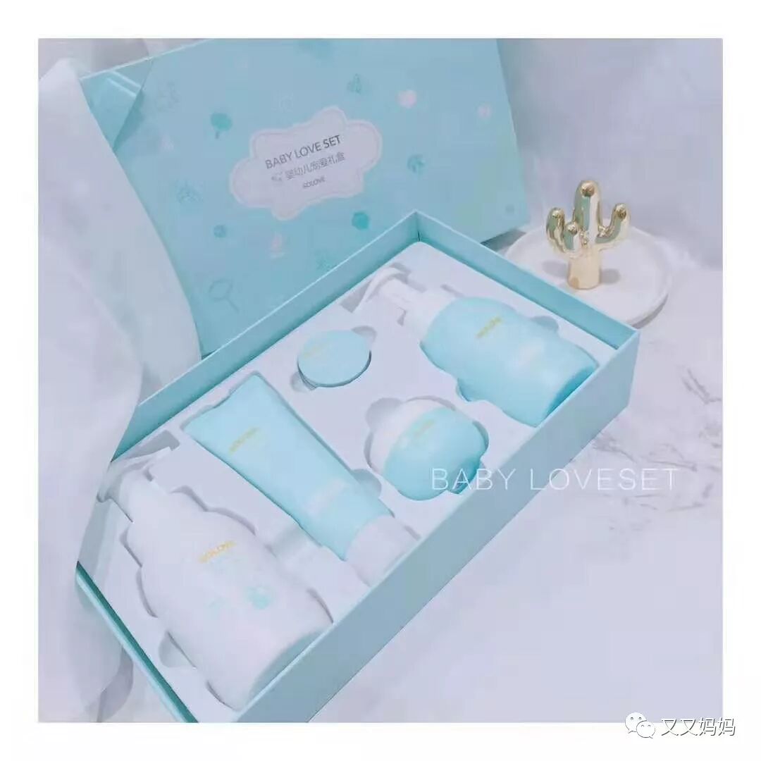 SOLOVE婴幼儿洗护宠爱礼盒5件套