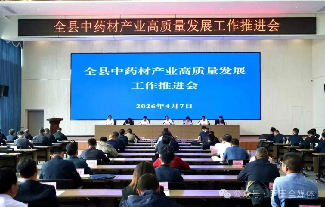 全县中药材产业高质量发展工作推进会召开