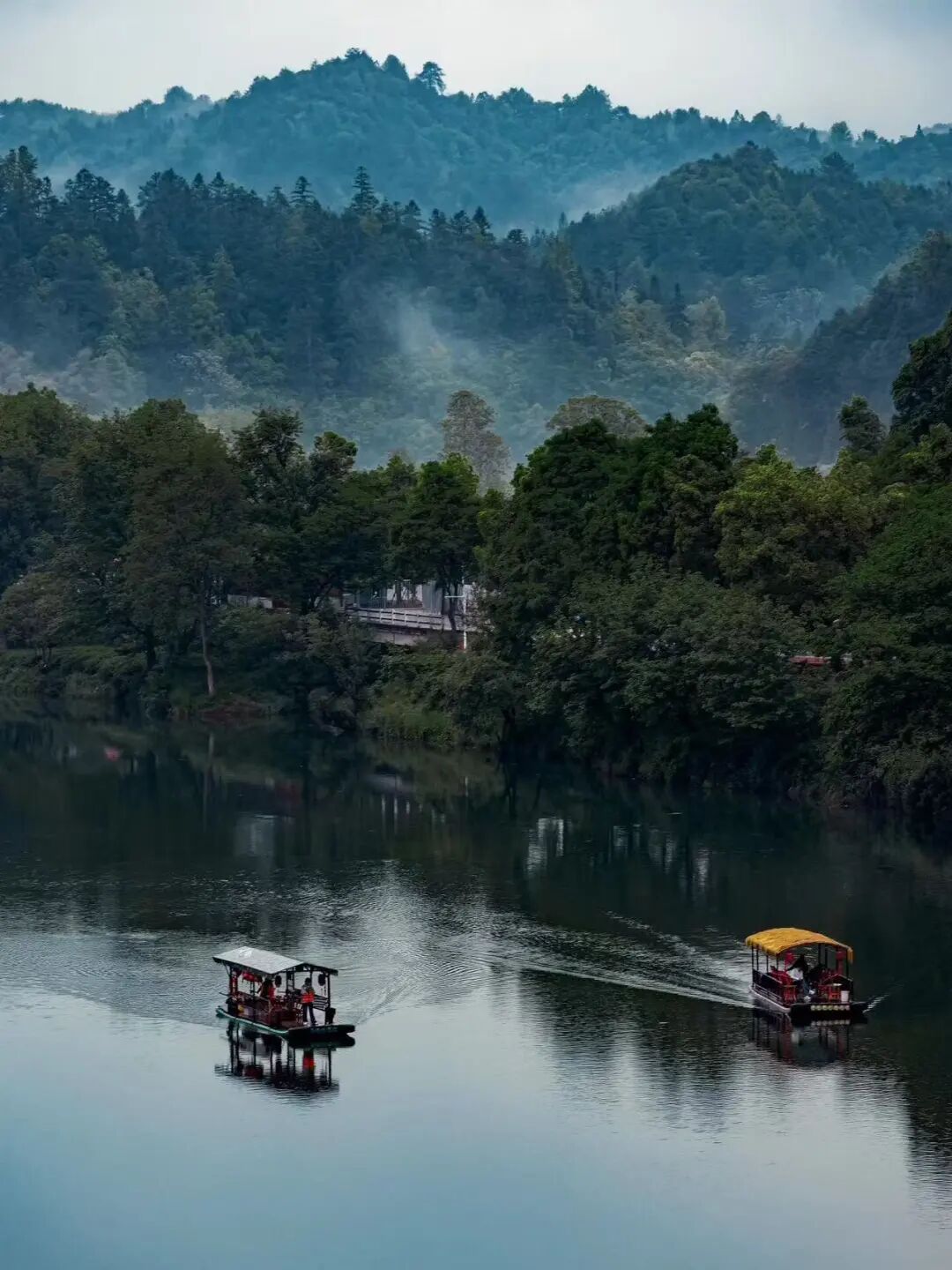 这座“中国最上镜”的宝藏小城，私藏“红枫+晨雾”限定仙境！一生必打卡，比油画美10倍！