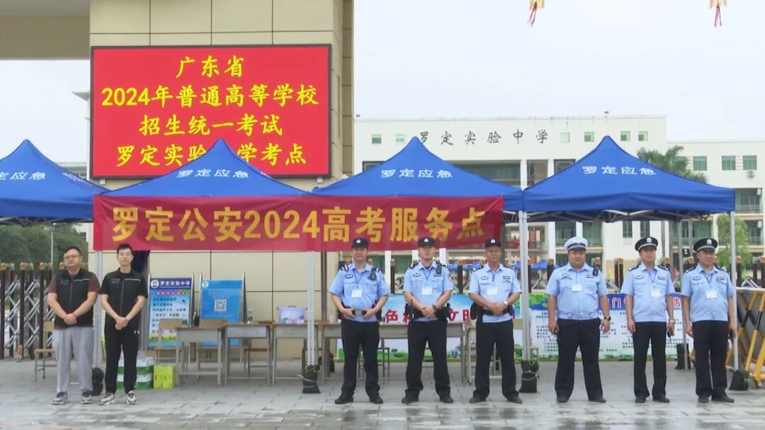 上午6:30,记者在罗定中学,廷锴纪念中学,罗定实验中学,罗定中学城东