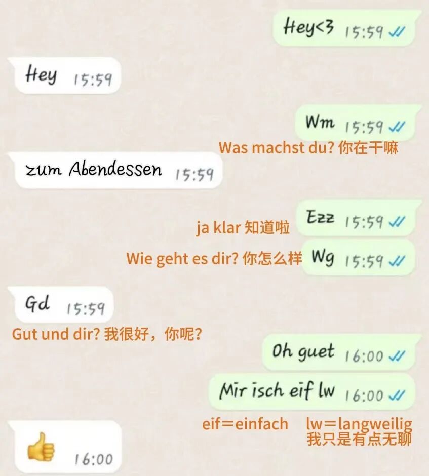 德国年轻人如何“加密”聊天？揭秘德语网络黑话如“fg”是否等同于“yyds”