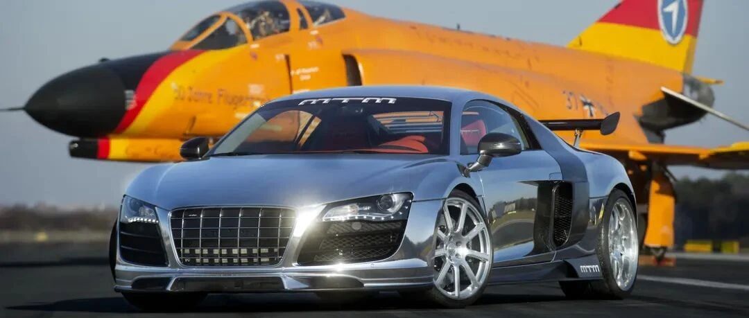 合法上路的全车镀铬双涡轮增压奥迪R8 V10，全球仅一辆！