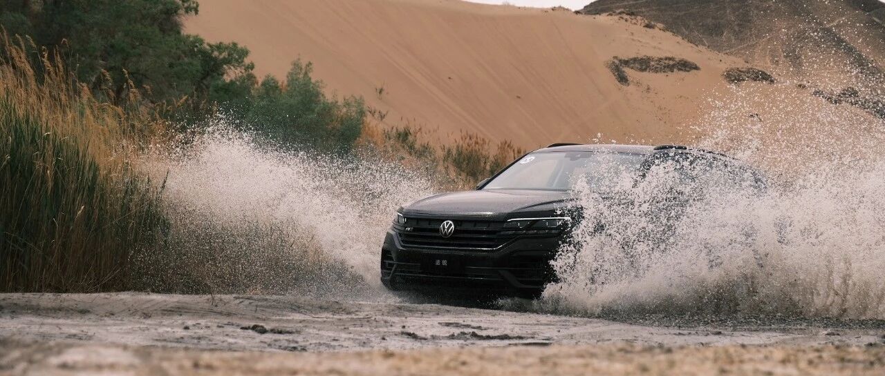 帮我看看，那只骆驼足印旁边是谁留下的车辙？