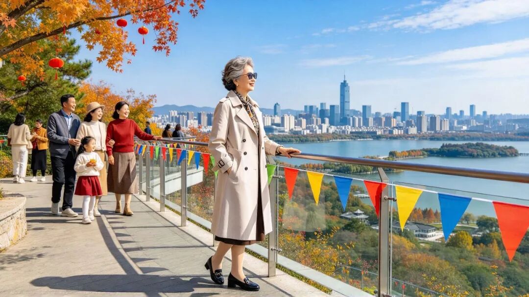 中老年人国庆穿搭避雷：把假期走成自己想要的样子