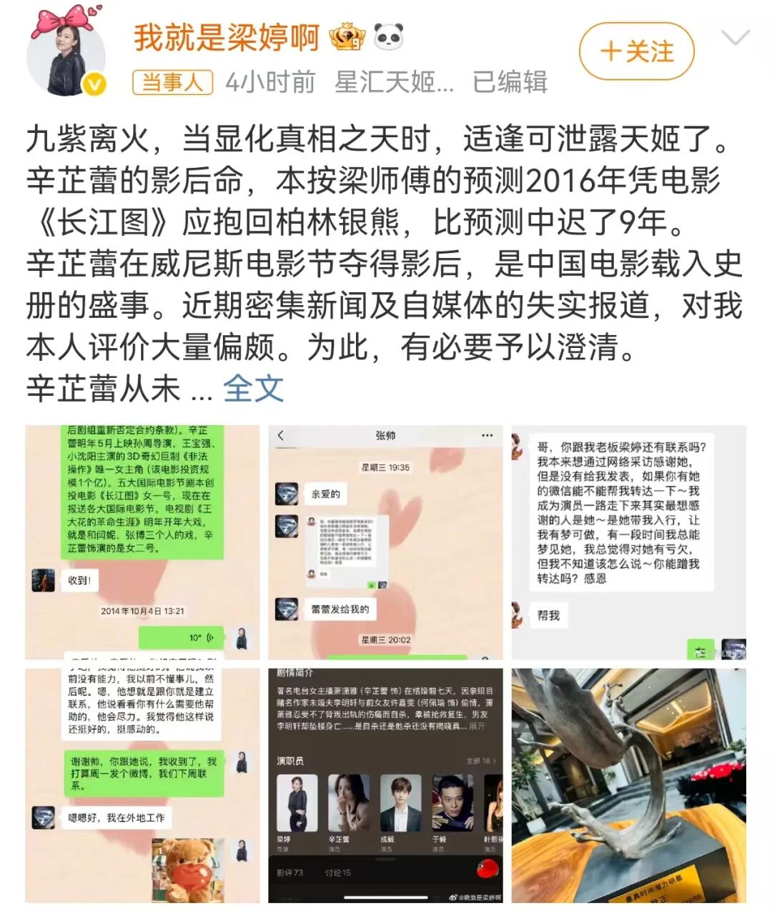 甄子丹回应带辛芷蕾入行