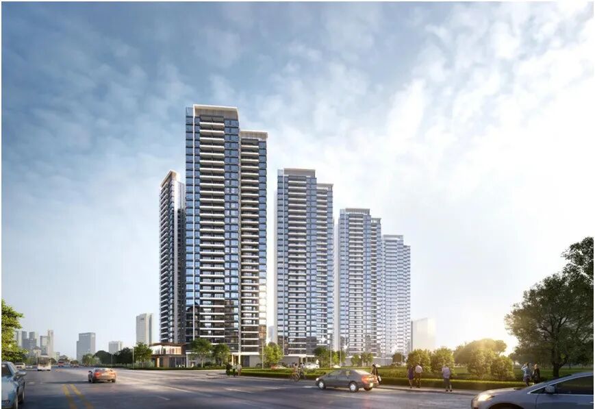 白云云筑上品开放双展厅，吹风价约5万/㎡