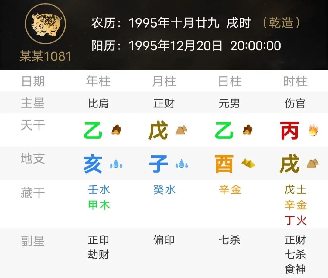 不能大富但足以过上平凡的生活（八字真人在线算命）
