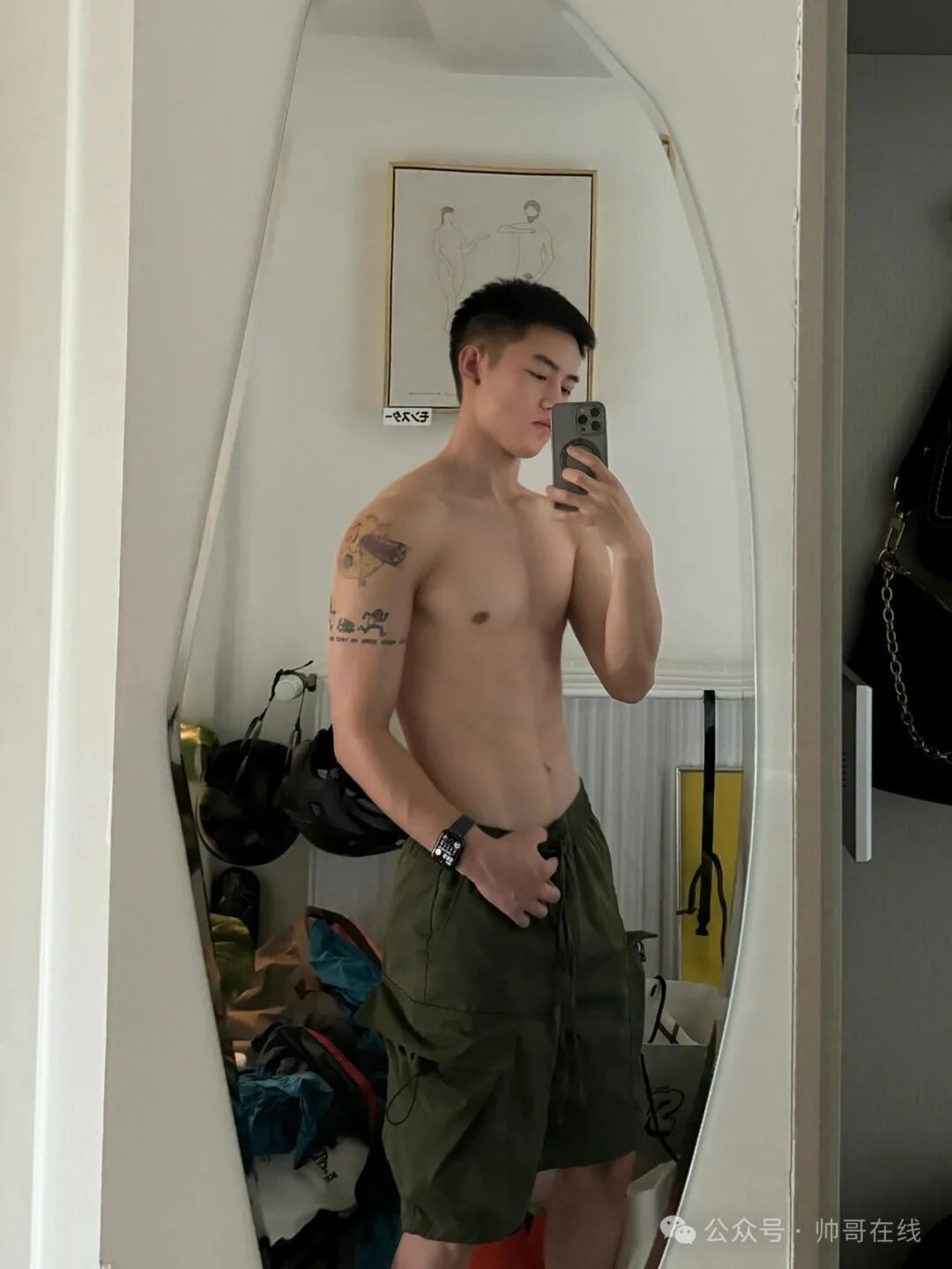 奶帅薄肌寸头帅哥，这是你喜欢的少年吗？