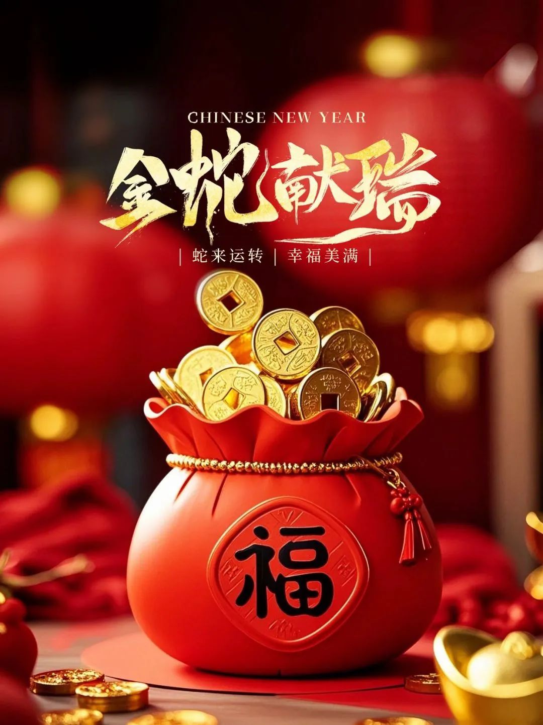 蛇年祝福语四字成语,智慧生活 | 2025 蛇年祝福语