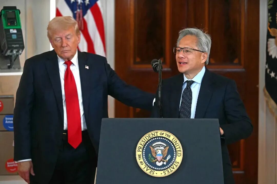 Jensen Huang Joins Trump's Tycoon Entourage in China