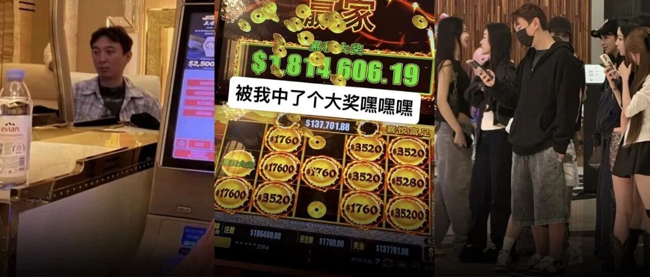 王思聪赢了137,701.88大奖!昨晚澳门玩老虎机爆机了...