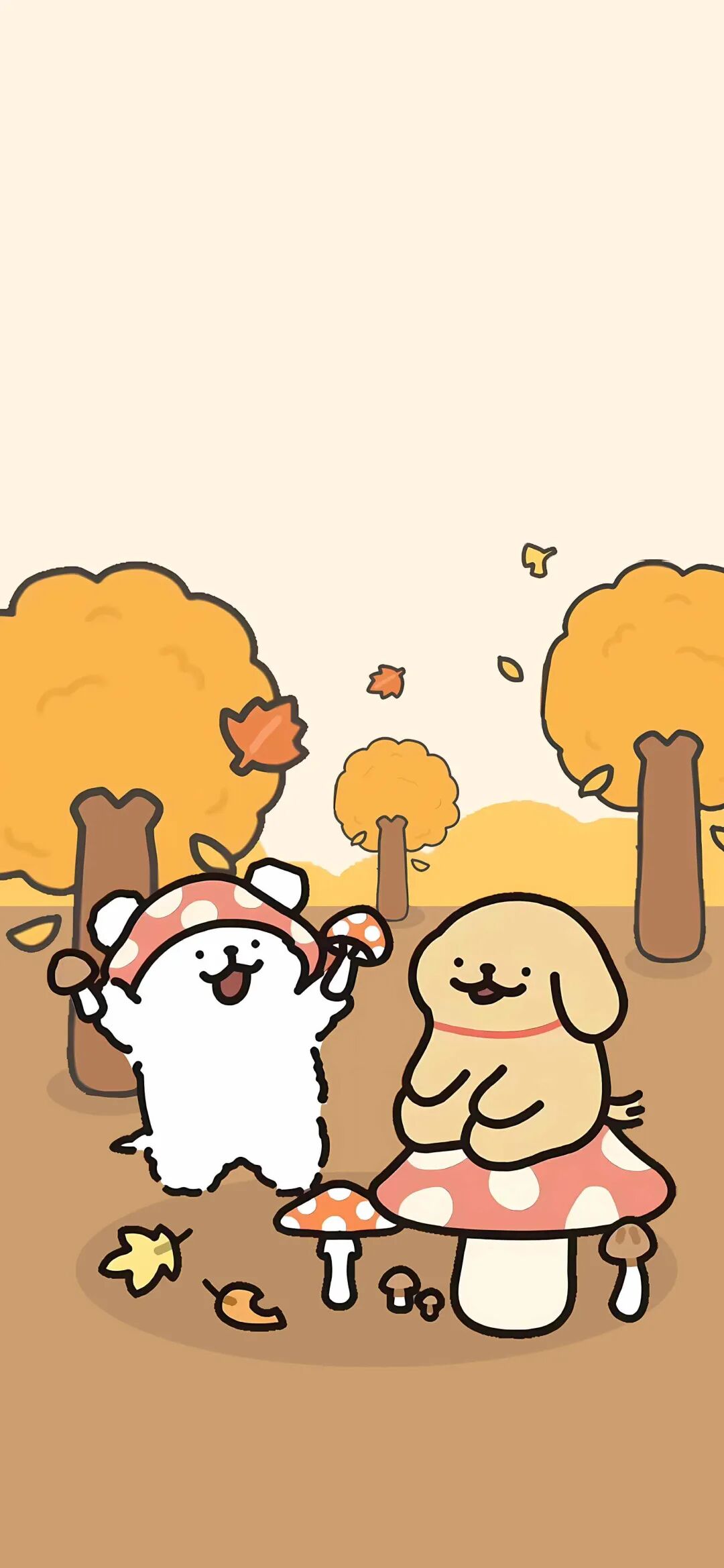 线条小狗壁纸｜8K高清壁纸