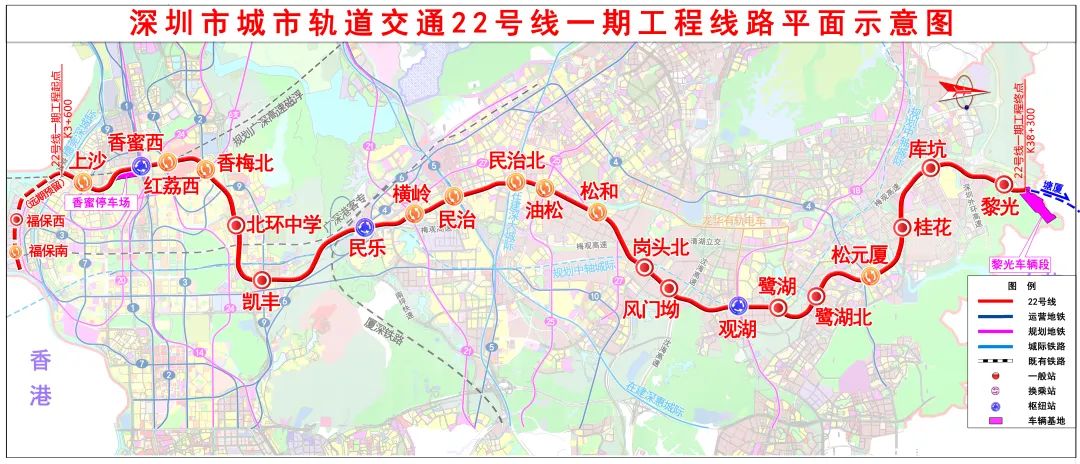 观澜地铁线路图图片