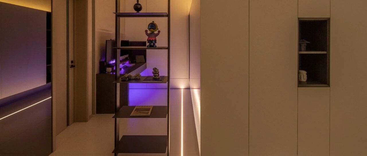 90平现代刚需三口之家带小院