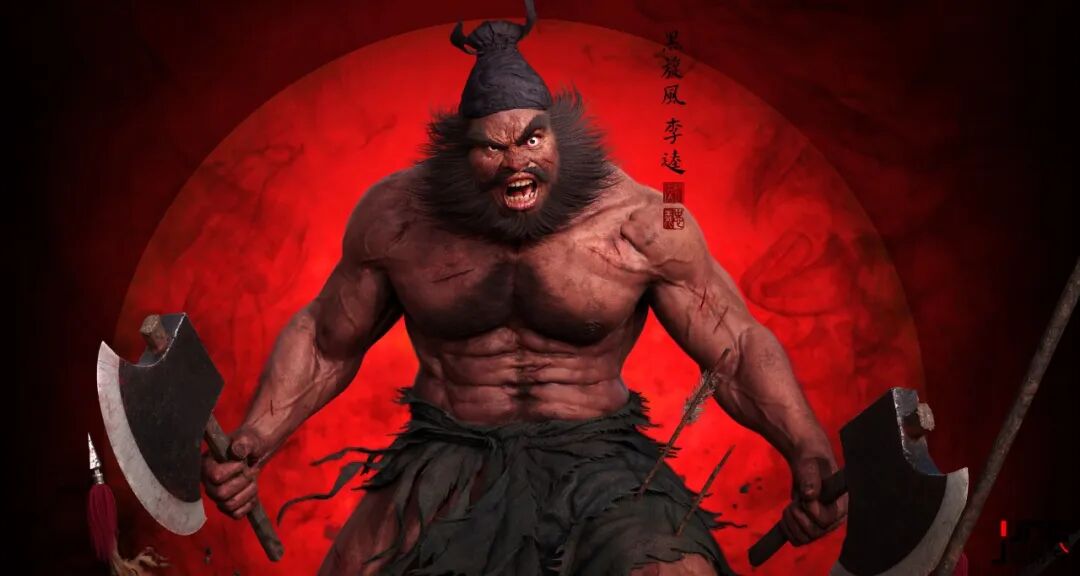 黑旋风-李逵模型 - 角色/人物/生物 - 作品模型 - CG模型网