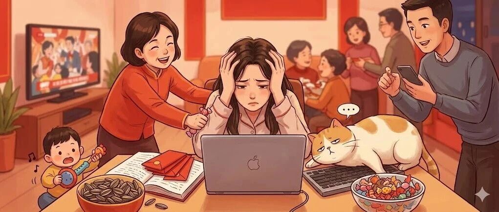 为什么过年在家效率很低？