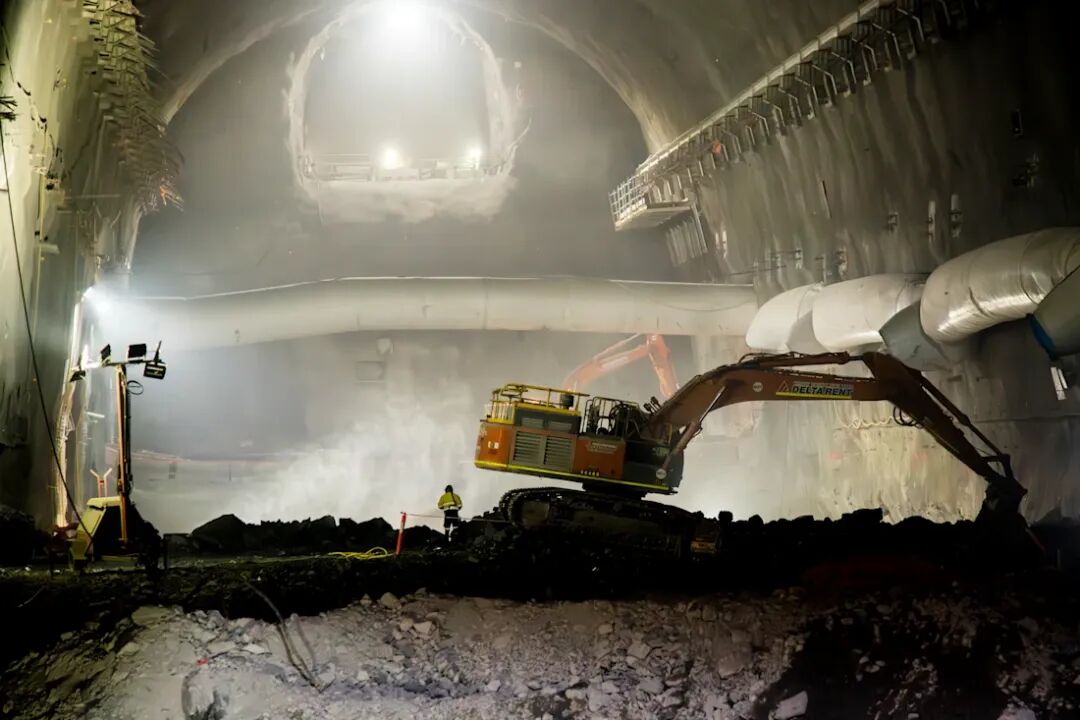 Inside one of the deep caverns of Snowy Hydro 2.0.
