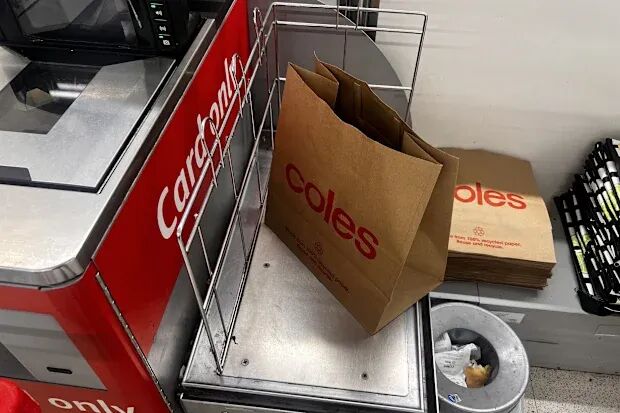 coles shopping bags