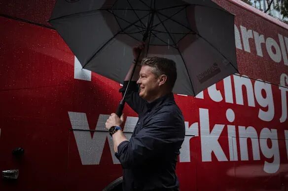 Premier Ben Carroll began his 2026 election campaign on a trip to Geelong University Hospital on Sunday.
