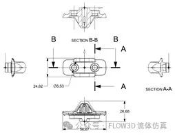 应用 FLOW-3D(x) 铝压铸件的流道设计优化的图2