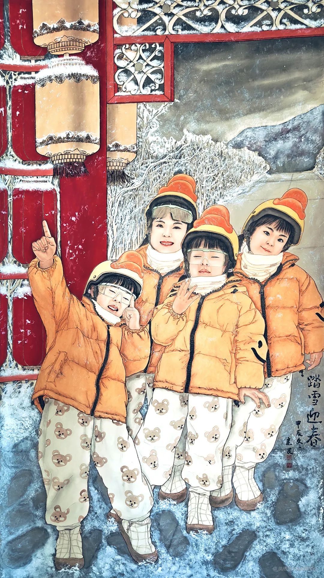 第一期 新春特辑 |“丹青颂 ”春节线上展作品展示 第13张