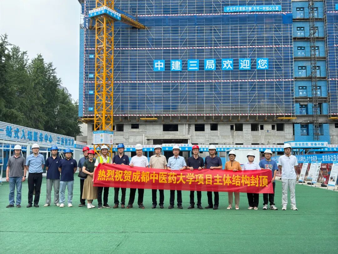 金牛一重点项目主体结构封顶插图