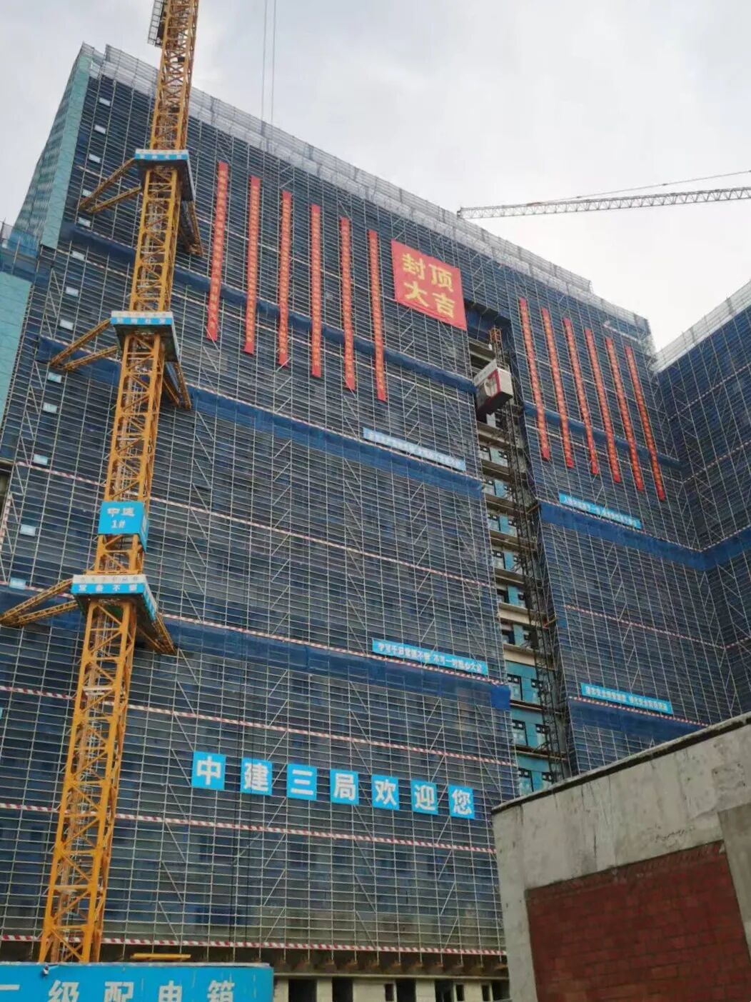 金牛一重点项目主体结构封顶插图2