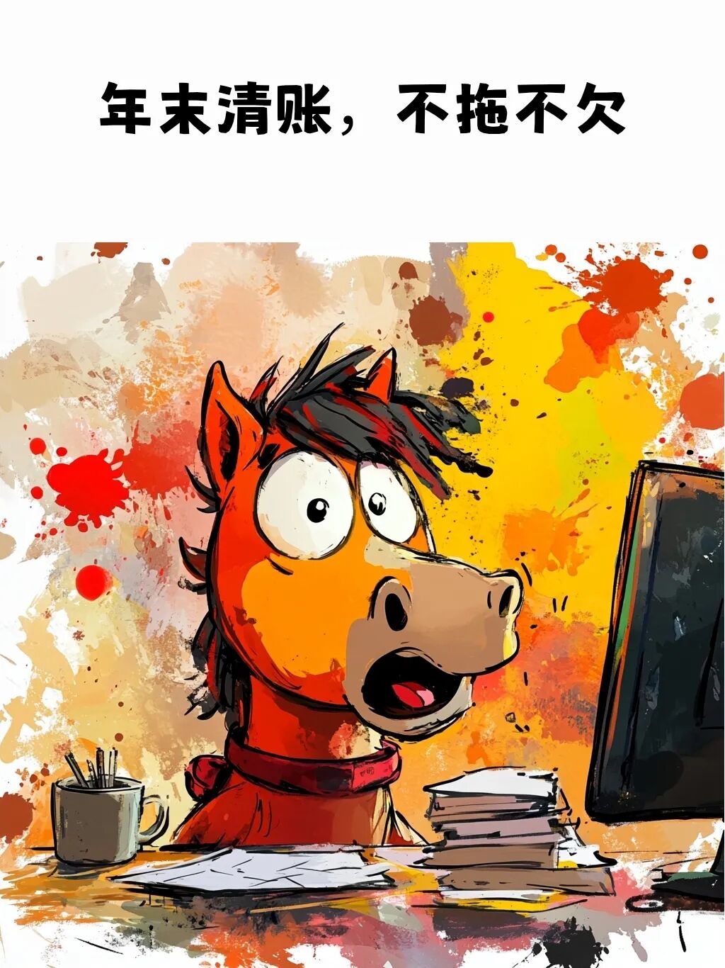 借钱是信任，还钱是责任：请结清今年的账！