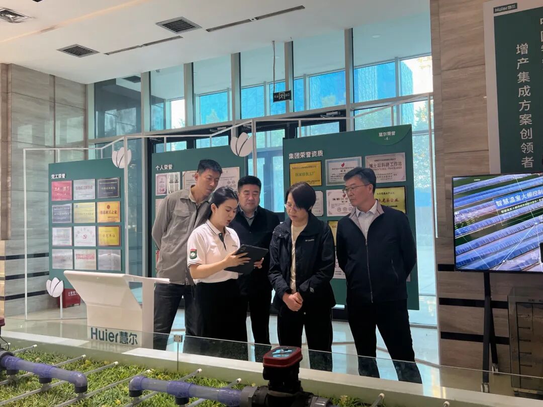 农业农村部农业机械化总站加工设施处何丽虹处长一行到慧尔农业集团考察调研