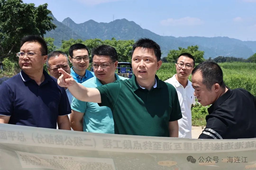 县长郭勇率队调研交通项目建设情况