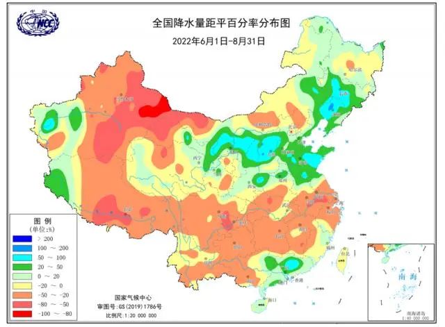 陕西气候类型分布图图片