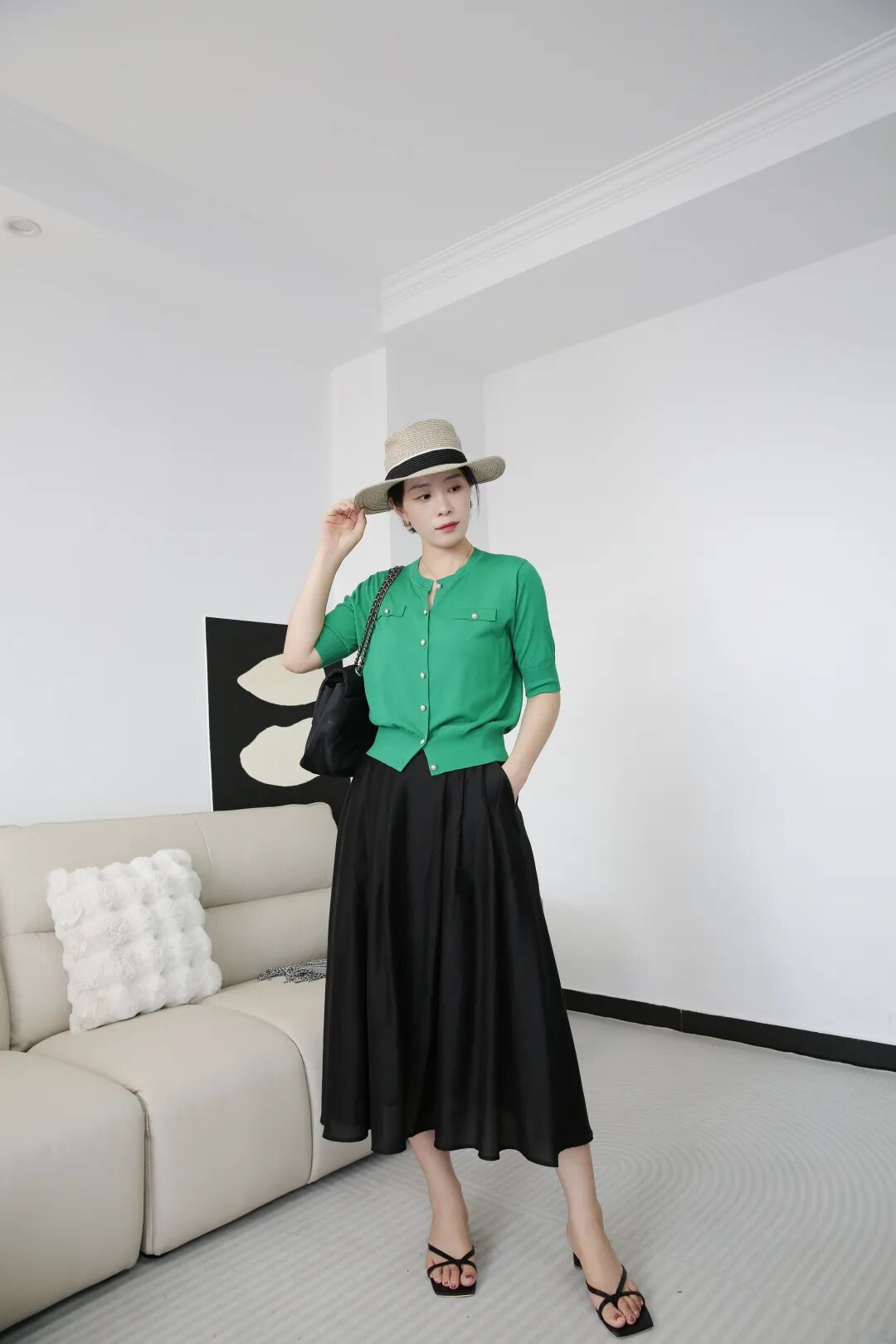 今年夏天流行穿"奶奶衫",超美!