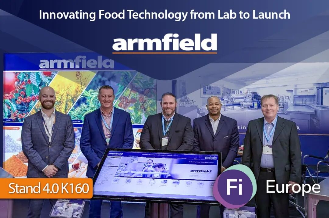 展会事件丨英国 Armfield 食品技术产品参展Fi Europe 2025 欧洲食品配料展