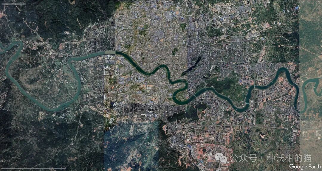 谷歌珍贵历史卫星影像见证南宁几十年的城建发展