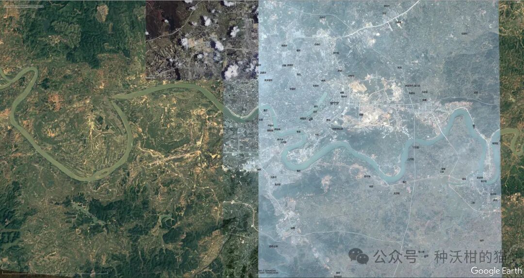 谷歌珍贵历史卫星影像见证南宁几十年的城建发展